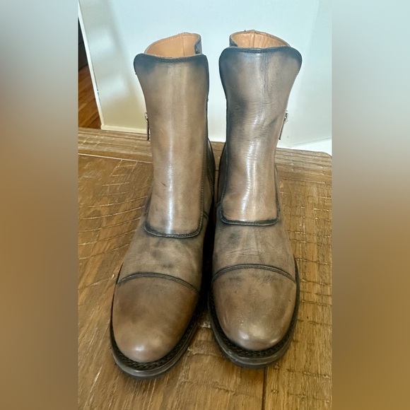 Men’s Freebird Chayse Brown Leather Boots, Size 9 - Picture 3 of 8